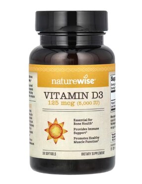 Vitamina D3 Nature Wise de 30 cápsulas