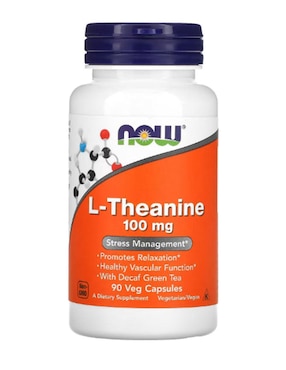 L-teanina Now Foods de 90 cápsulas
