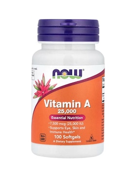 Vitamina A Now Foods de 100 cápsulas