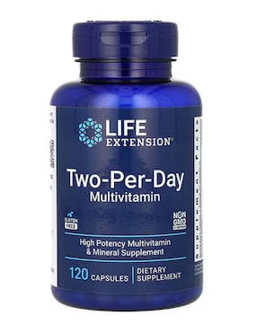Multivitamínico Life Extension de 120 cápsulas