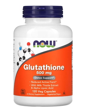 Glutatión Now Foods de 120 cápsulas