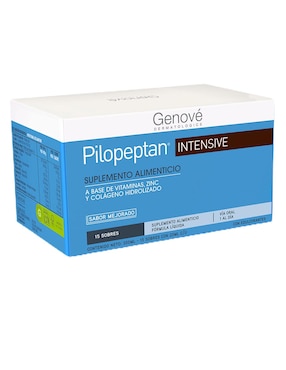 Intensive Suplemento alimenticio Pilopeptan con colágeno hidrolizado sabor frambuesa