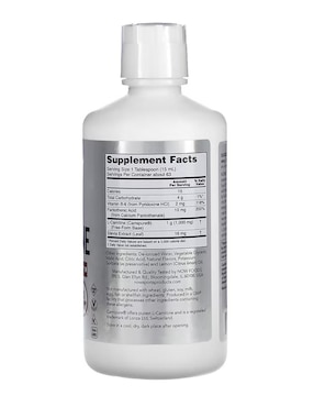 L-carnitina líquida, Cítricos, 1000 mg Now sabor cítrico