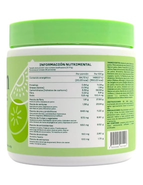 Bloom Mezcla de Verduras, Fibra, Probióticos y Antioxidantes Bloom sabor fresa de 145 g