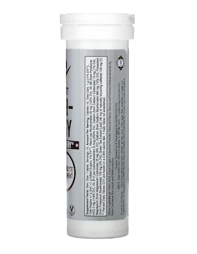 Hidratación efervescente, Effer-Energy, Ponche de frutas tropicales Now con calcio sabor ponche de frutas de 10 tabletas