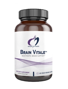 Cerebro Vitale Designs For Health con vitaminas y minerales de 60 cápsulas