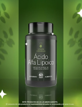 Ácido Alfa Lipoico Lemon Cochella sabor original de 60 cápsulas
