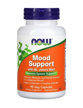 Mood Support Now con vitaminas y minerales de 90 cápsulas