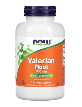 Valerian Root Now con vitaminas y minerales de 250 cápsulas
