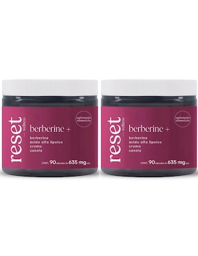 Kit de suplementos alimenticios de Berberina Reset Wellness