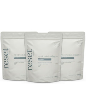 Kit de suplementos alimenticios De Myo Inositol Collagen Reset Wellness