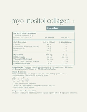 Kit de suplementos alimenticios De Myo Inositol Collagen Reset Wellness
