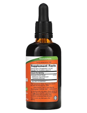 Extracto de equinácea Now con vitaminas y minerales de 59 ml
