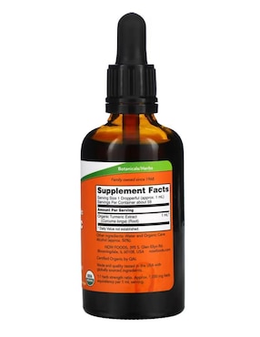 Extracto de cúrcuma orgánico Now de 59 ml
