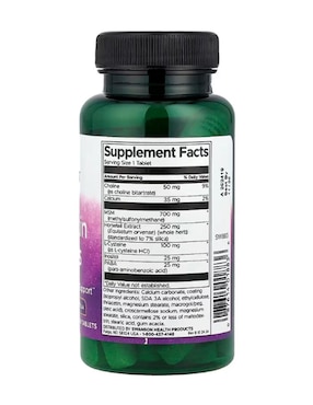 Hair skin and nails Swanson con vitaminas y minerales de 60 tabletas