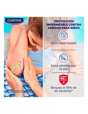 Bandas adhesivas curitas 10 piezas