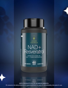 Nad+Resveratrol Lemon Cochella de 60 cápsulas