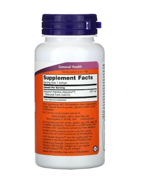 Ubiquinol Now de 60 cápsulas