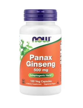 Panax Ginseng Now de 100 cápsulas