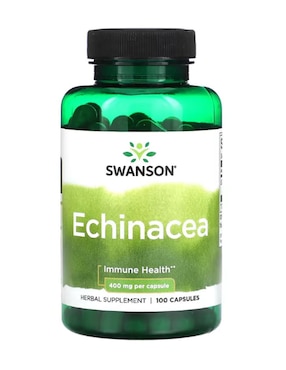 Equinácea Swanson con vitaminas y minerales de 100 cápsulas