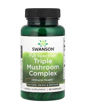 Tres Hongos Swanson con vitaminas y minerales de 60 cápsulas