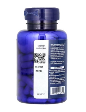 D, L-fenilalanina Life Extension con vitaminas, aminoácidos azufrados y minerales de 100 cápsulas