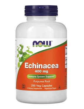 Equinácea, 400 mg Now con vitaminas y minerales de 250 cápsulas