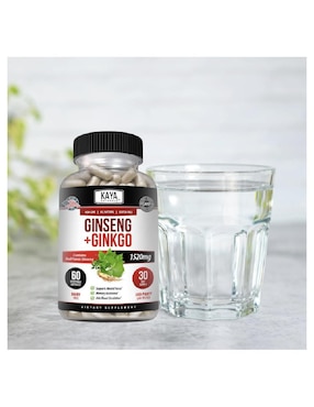 Ginseng Panax Rojo Kaya de 60 cápsulas