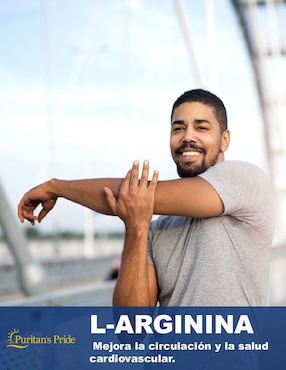 L-Arginine Puritans Pride con l-arginina de 100 cápsulas