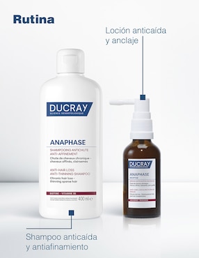 Shampoo anticaída para cabello fino Anaphase+ Anticaída Crónica Ducray 200 ml