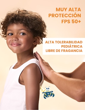Protector solar FPS 50+ leche solar infantil resistente al agua Avène 250 ml