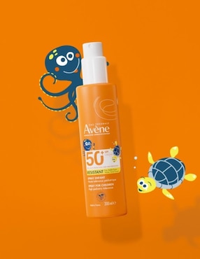 Protector solar FPS 50+ Spray Niños Corporal Resistente Avène 200 ml