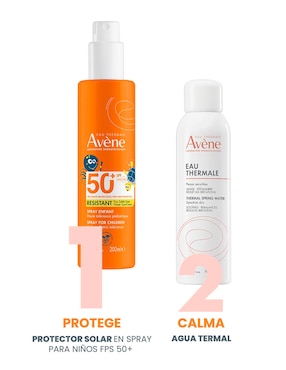 Protector solar FPS 50+ Spray Niños Corporal Resistente Avène 200 ml