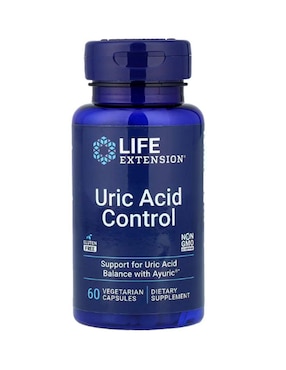 Control del Ácido Úrico Life Extension con vitaminas, aminoácidos azufrados y minerales de 60 cápsulas
