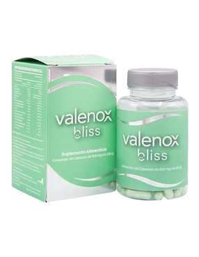 Valenox Bliss Bdm Lab con valeriana, pasiflora, magnesio, manzanilla y vitamina b6