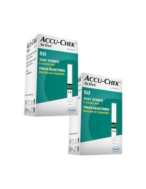 Tiras reactivas para glucosa Accu-Chek Active