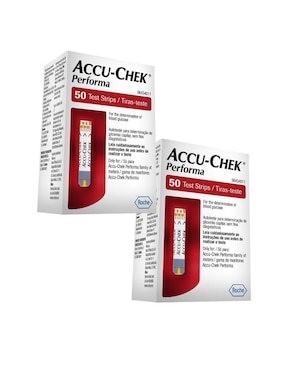 Tiras reactivas para glucosa Accu-Chek Performa
