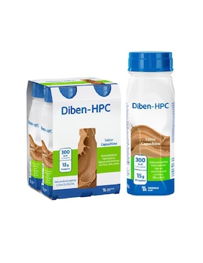 Diben-HPC con 24 botellas Diben Hpc con multivitaminico sabor capuccino de 24 botellas