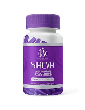 Sireva Medizin con biotina, colágeno hidrolizado, vitamina C de 60 cápsulas