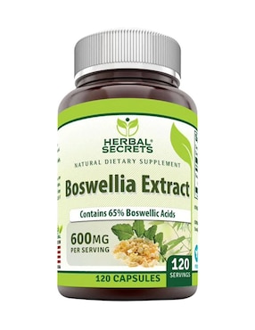 Herbal Secrets Boswellia Serrata Herbal Secrets con boswellia serrata y celulosa vegetal de 120 cápsulas