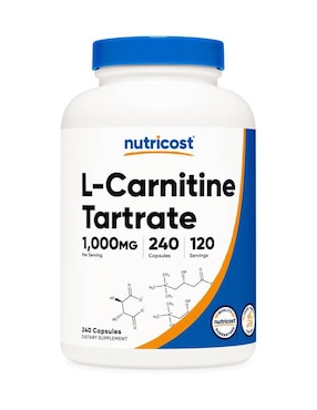 Nutricost Tartrato de L-Carnitina Nutricost de 240 cápsulas