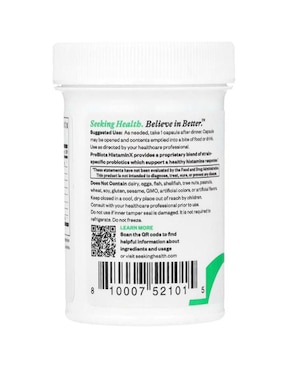 ProBiota HistaminX Seeking Health con probióticos de 60 cápsulas