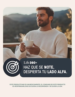 Testo Platinum Maca y Arginina Life360+ con fenogreco ( trigonella foenum-graecum)