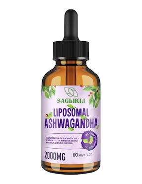 Liposomal Ashwagandha Saglikli con ashwagandha de 60 ml