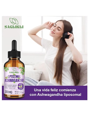 Liposomal Ashwagandha Saglikli con ashwagandha de 60 ml