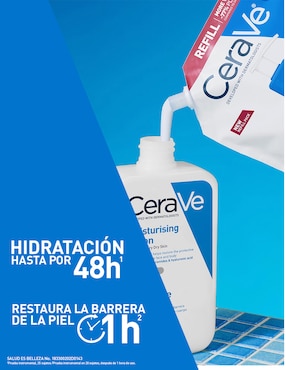 Refill de loción Cerave Moisturizing Cream + Lotion