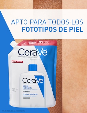 Refill de loción Cerave Moisturizing Cream + Lotion