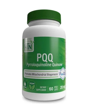 PQQ Pirroloquinolina Quinona Health Thru Nutrition con vitaminas y minerales de 60 cápsulas