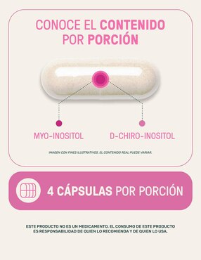Myo & d-chiro inositol Life360+ ratio 40:1 con 2492mg por porción