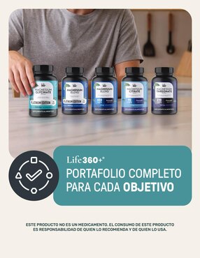 Magnesium Glycinate Platinum Life360+ con magnesio